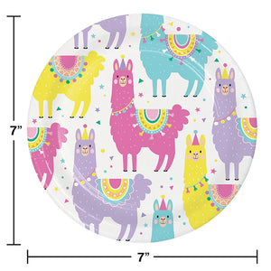 LLama Birthday Party Kit for 8 (48 Total Pieces)