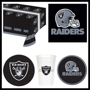 Las Vegas Raiders 41 Piece Party Pack for 8 Fans