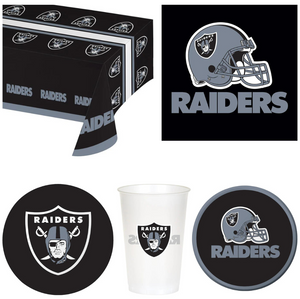 Las Vegas Raiders 41 Piece Party Pack for 8 Fans