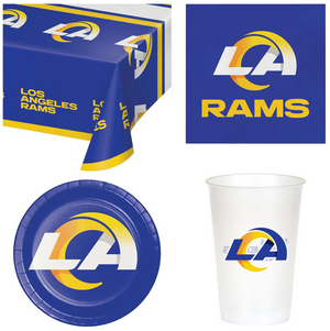 Los Angeles Rams 49 Piece Party Pack for 8 Fans