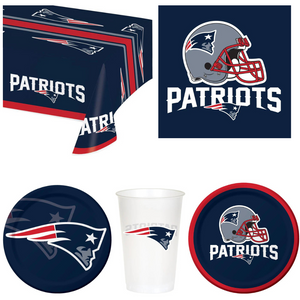 New England Patriots 41 Piece Party Pack for 8 Fans