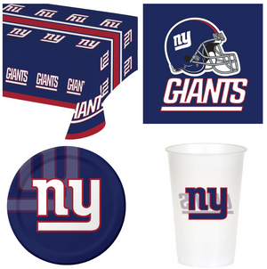 New York Giants 49 Piece Party Pack for 8