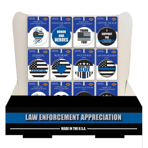 Law Enforcement Counter Display - 108 Pieces