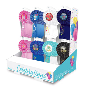 Birthday Party Celebrations Counter Display - 48 Pieces