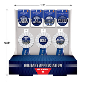 Military Appreciation Counter Display - Each