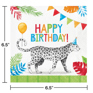 Party Animals Birthday Kit for 8 (46 Total Items)