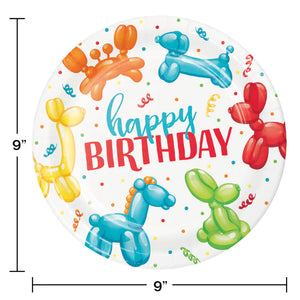 Party Balloon Animal Birthday Kit for 8 (47 Total Items)