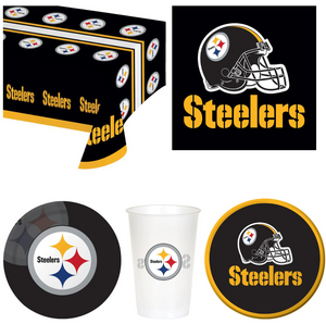 Pittsburgh Steelers 41 Piece 8-Person Party Pack Bundle