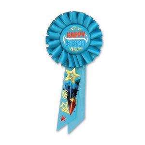 Happy Retirement Rosette - Bulk 6 Pack