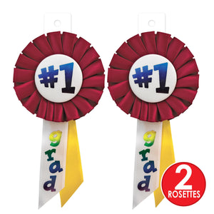 #1 Grad Rosette