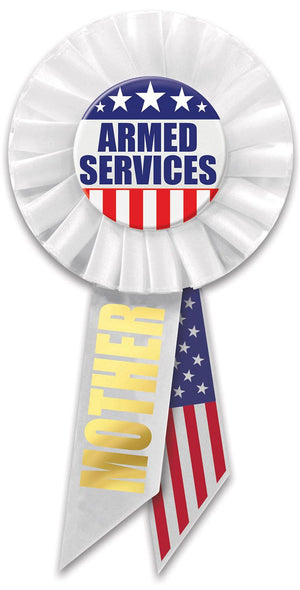 Armed Services Mother Rosette - Bulk 6 Pack