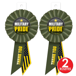 Beistle Military Pride Rosette (Case of 6)