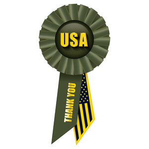 USA Rosette- Army - Bulk 6 Pack