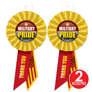 Beistle Military Pride Rosette (Case of 6)