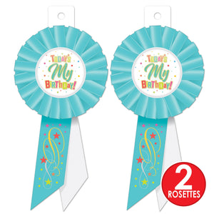 Beistle Today's My Birthday Rosette (Case of 6)