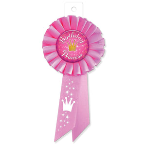 Beistle Birthday Princess Rosette (Case of 6)