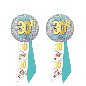 30th Birthday Rosette (Case of 6)