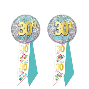 30th Birthday Rosette (Case of 6)