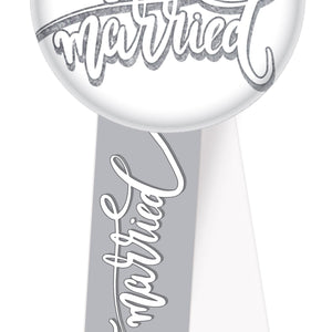 Just Married Rosette (Case of 6)