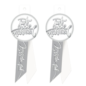 Just Married Rosette (Case of 6)