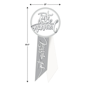 Just Married Rosette (Case of 6)