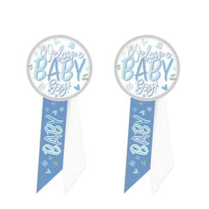 Welcome Baby Boy! Rosette (Case of 6)