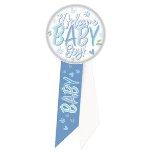 Welcome Baby Boy! Rosette - Bulk 6 Pack