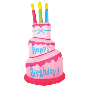 Jumbo Happy Birthday Party Cake Inflatable Decoration