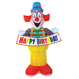 Jumbo Happy Birthday Party Clown Inflatable Decoration