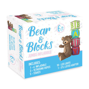 Jumbo Bears & Blocks Inflatable