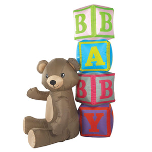 Jumbo Bears & Blocks Inflatable Decoration