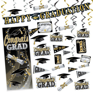 34 Piece Graduation Party Kit