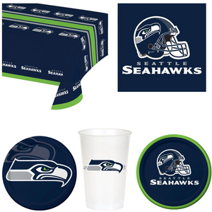 Seattle Seahawks 41 Piece Party Pack for 8 Fans