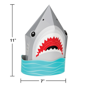 Bulk Pack of 2 Shark Party Centerpiece 3D