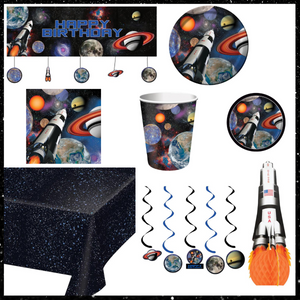 Space Blast Birthday Kit for 8 (48 Total Items)