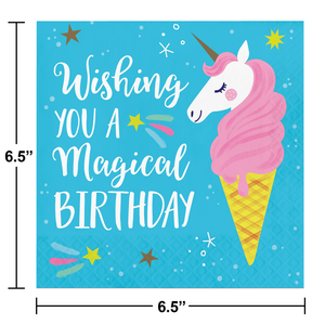 Unicorn Galaxy Birthday Party Kit for 8 (46 Total Items)