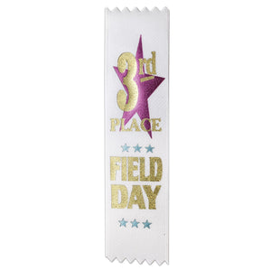 Field Day 3rd Place Value Pack Ribbons - Bulk 30 Pack