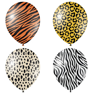 Bulk Pack of 30 Party Animals Latex Balloons