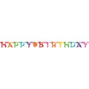 Bulk Pack of 3 Birthday Jointed Banner, Foil