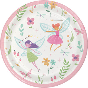 Bulk Pack of 24 Fairy Forest Paper Dessert Plate