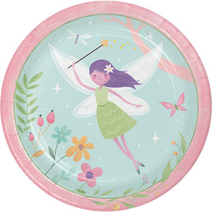 Bulk Pack of 16 Fairy Forest Dinner Plate