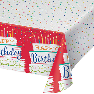 Bulk Pack of 2 Festive Cake Paper Tablecover