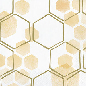 Bulk Pack of 32 Honeycomb Luncheon Napkin