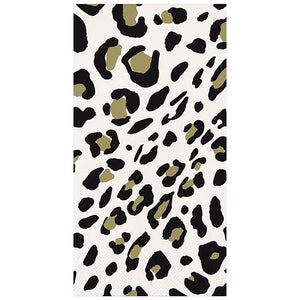 Bulk Pack of 32 Leopard Guest Towel