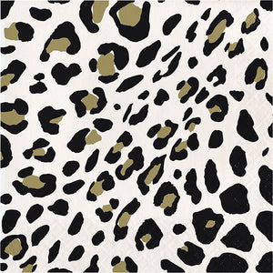 Bulk Pack of 32 Leopard Luncheon Napkin