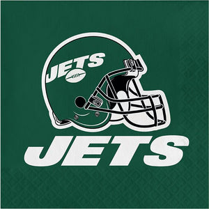 Bulk Pack of 32 New York Jets Luncheon Napkin