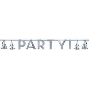 Bulk Pack of 2 Birthday Letter Banner w/ Tassels