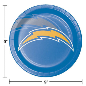 Los Angeles Chargers 49 Piece Party Pack for 8 Fans