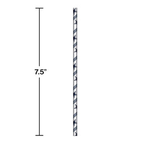 Bulk Pack of 48 Dallas Cowboys Paper Straws