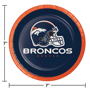 Denver Broncos 41 Piece Party Pack for 8 Fans